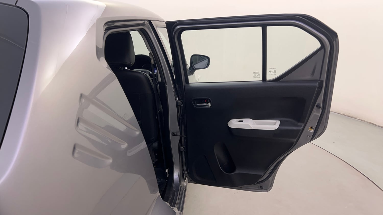 Used 2017 Maruti Suzuki Ignis Zeta 1.2 AMT Petrol Automatic interior RIGHT REAR DOOR OPEN VIEW