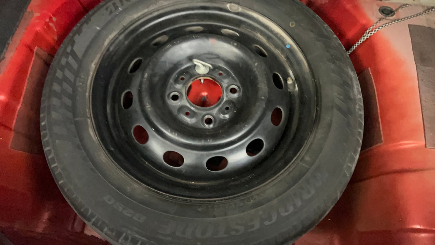 Used 2017 Tata Tiago Revotron XTA Petrol Automatic tyres SPARE TYRE VIEW