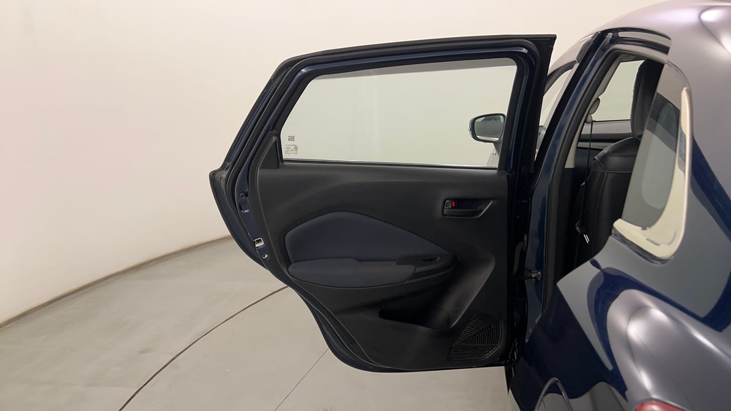 Used 2025 Maruti Suzuki Baleno Delta AGS Petrol Automatic interior LEFT REAR DOOR OPEN VIEW
