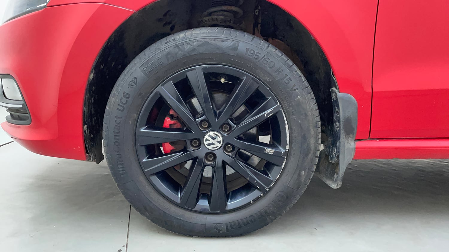 Used 2015 Volkswagen Polo GT TDI Diesel Manual tyres LEFT FRONT TYRE RIM VIEW