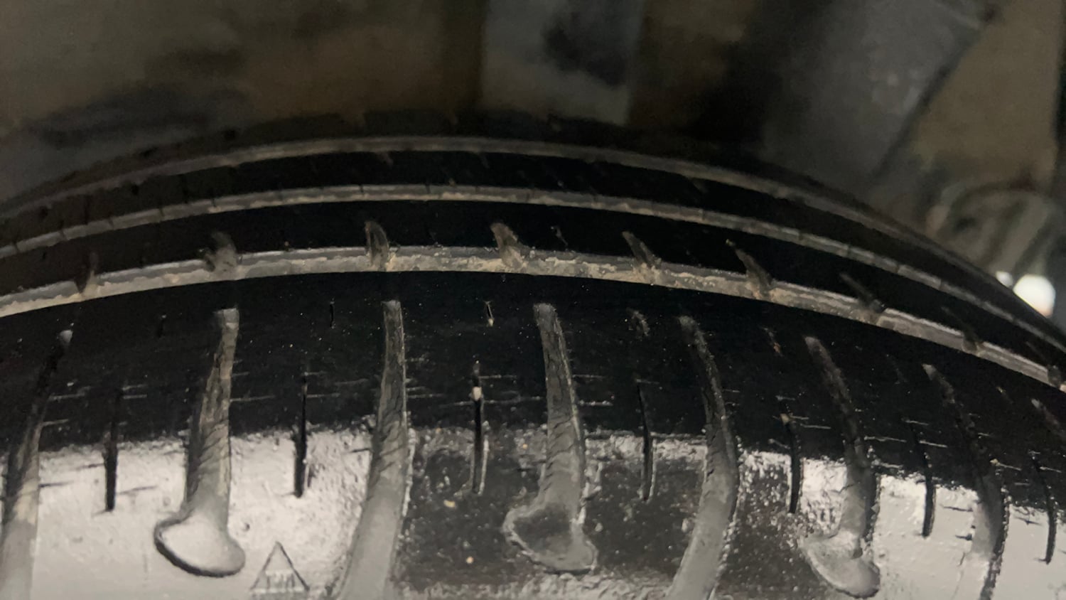 Used 2016 Hyundai Grand i10 Sportz 1.2 Kappa VTVT Petrol Manual tyres LEFT REAR TYRE TREAD VIEW