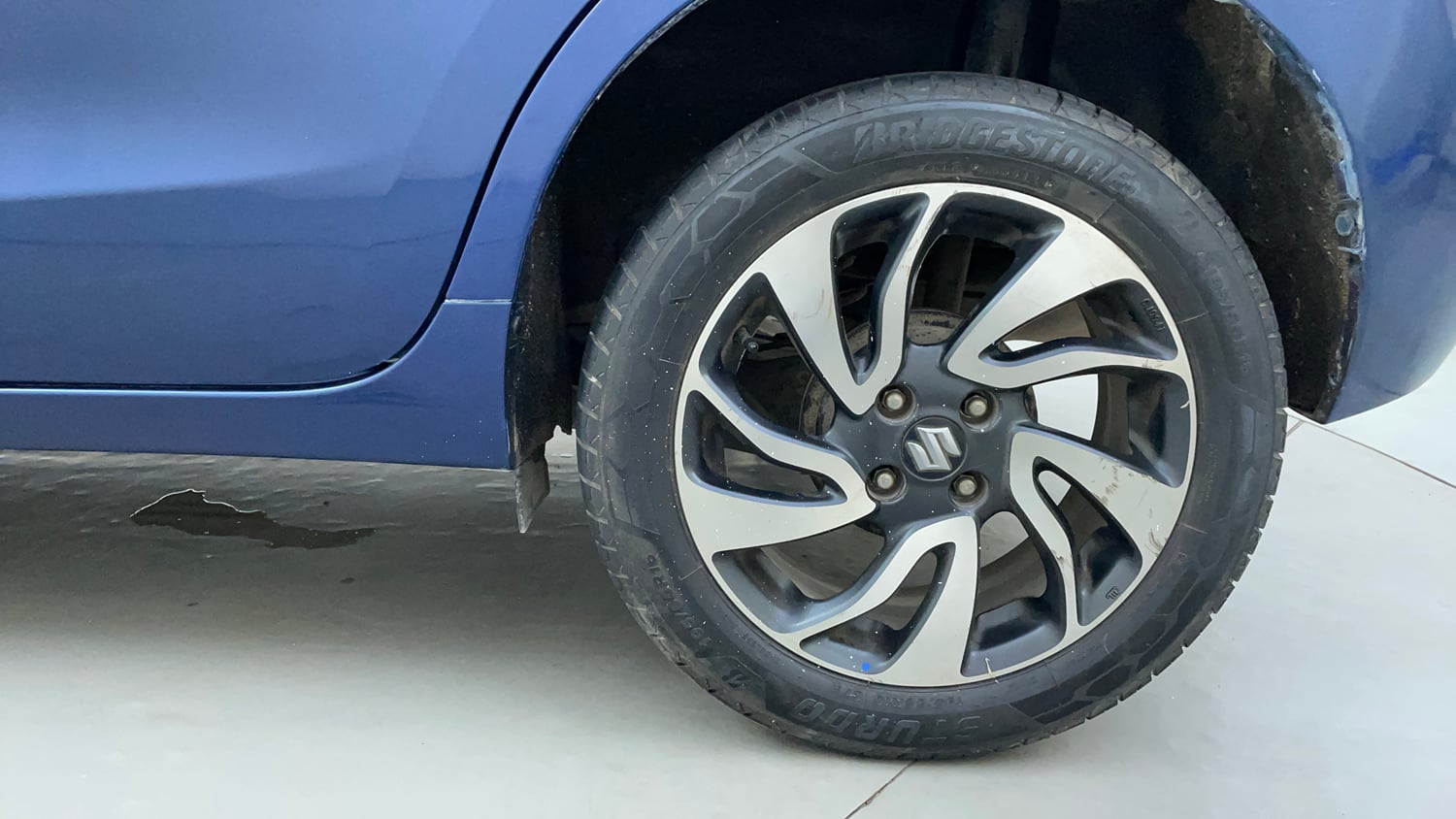 Used 2019 Maruti Suzuki Baleno Alpha Automatic Petrol Automatic tyres LEFT REAR TYRE RIM VIEW