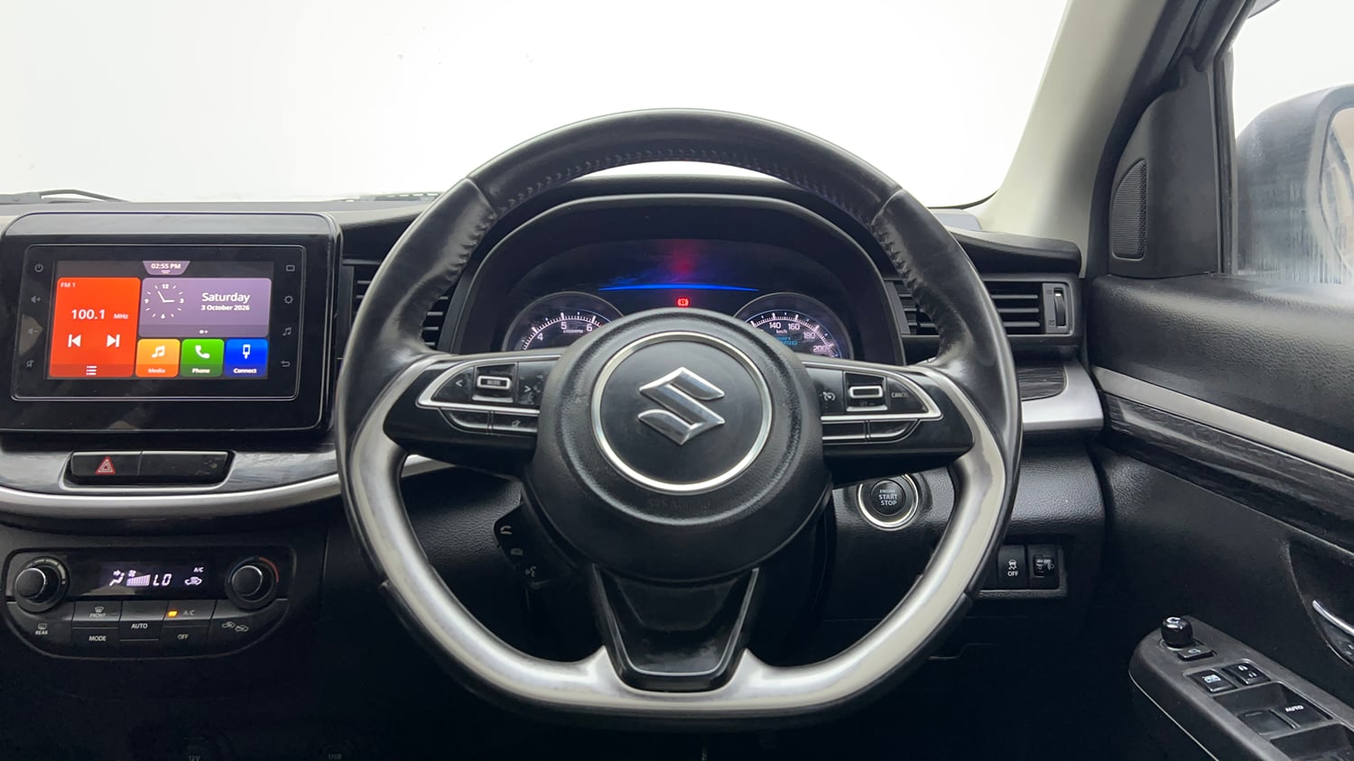 Used 2019 Maruti Suzuki XL6 Alpha AT Petrol Petrol Automatic interior STEERING VIEW