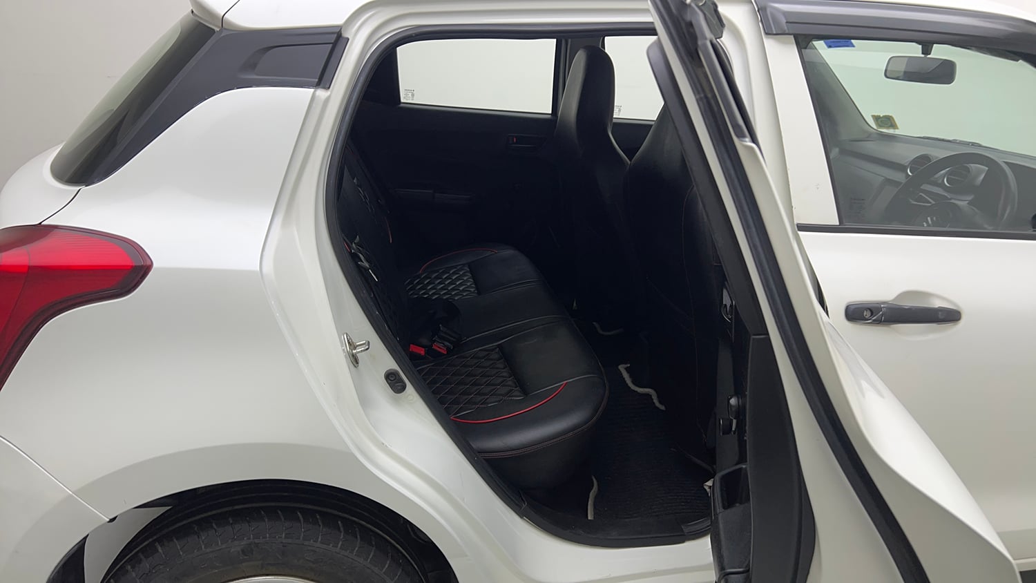 Used 2022 Maruti Suzuki Swift LXi Petrol Manual interior RIGHT SIDE REAR DOOR CABIN VIEW