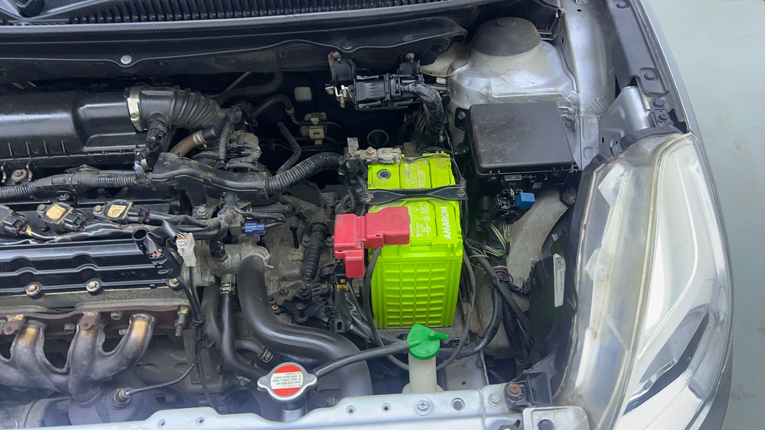 Used 2018 Maruti Suzuki Baleno Delta 1.2 AT Petrol Automatic engine ENGINE LEFT SIDE VIEW