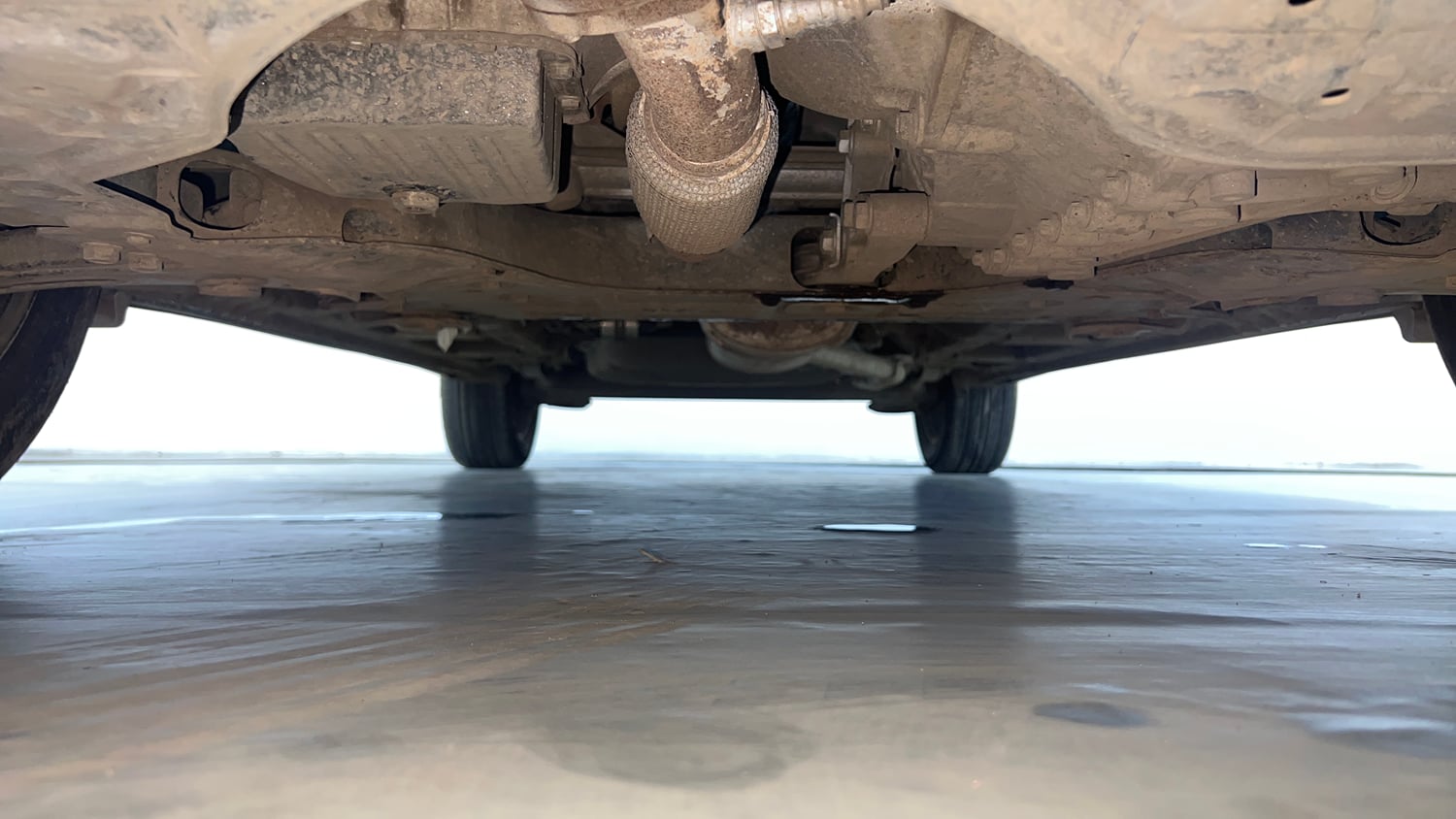 Used 2021 MG Motors Hector Sharp 1.5 DCT Petrol Petrol Automatic extra FRONT LEFT UNDERBODY VIEW