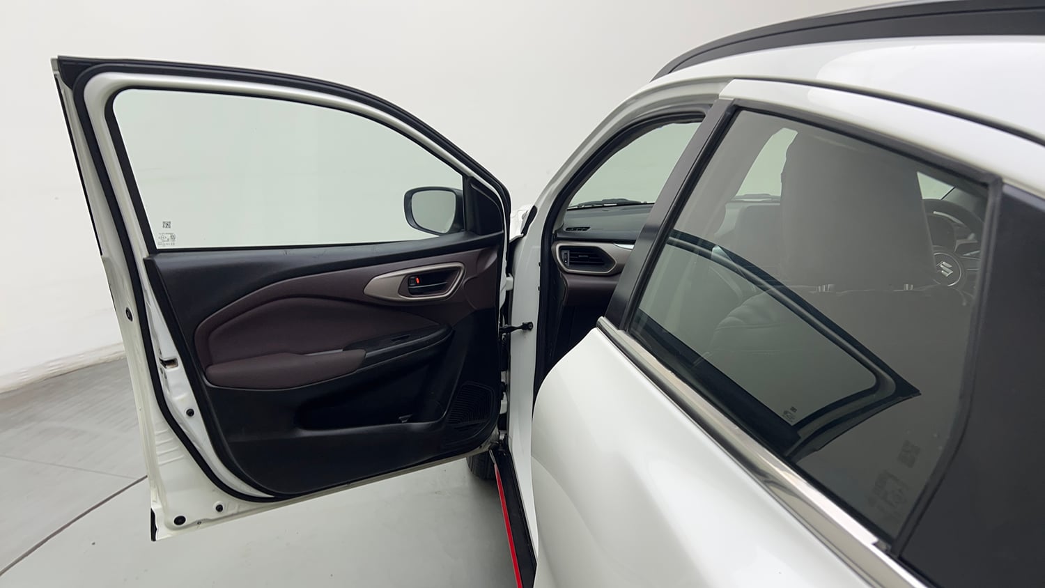 Used 2023 Maruti Suzuki Fronx Delta Plus 1.2L MT Petrol Manual interior LEFT FRONT DOOR OPEN VIEW