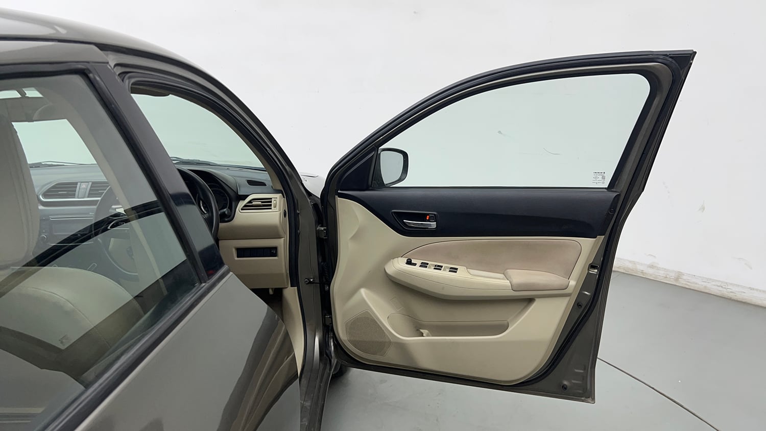 Used 2018 Maruti Suzuki Dzire VDi Diesel Manual interior RIGHT FRONT DOOR OPEN VIEW