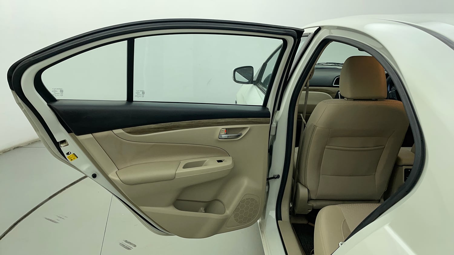 Used 2022 Maruti Suzuki Ciaz Delta 1.5 Petrol Manual interior LEFT REAR DOOR OPEN VIEW