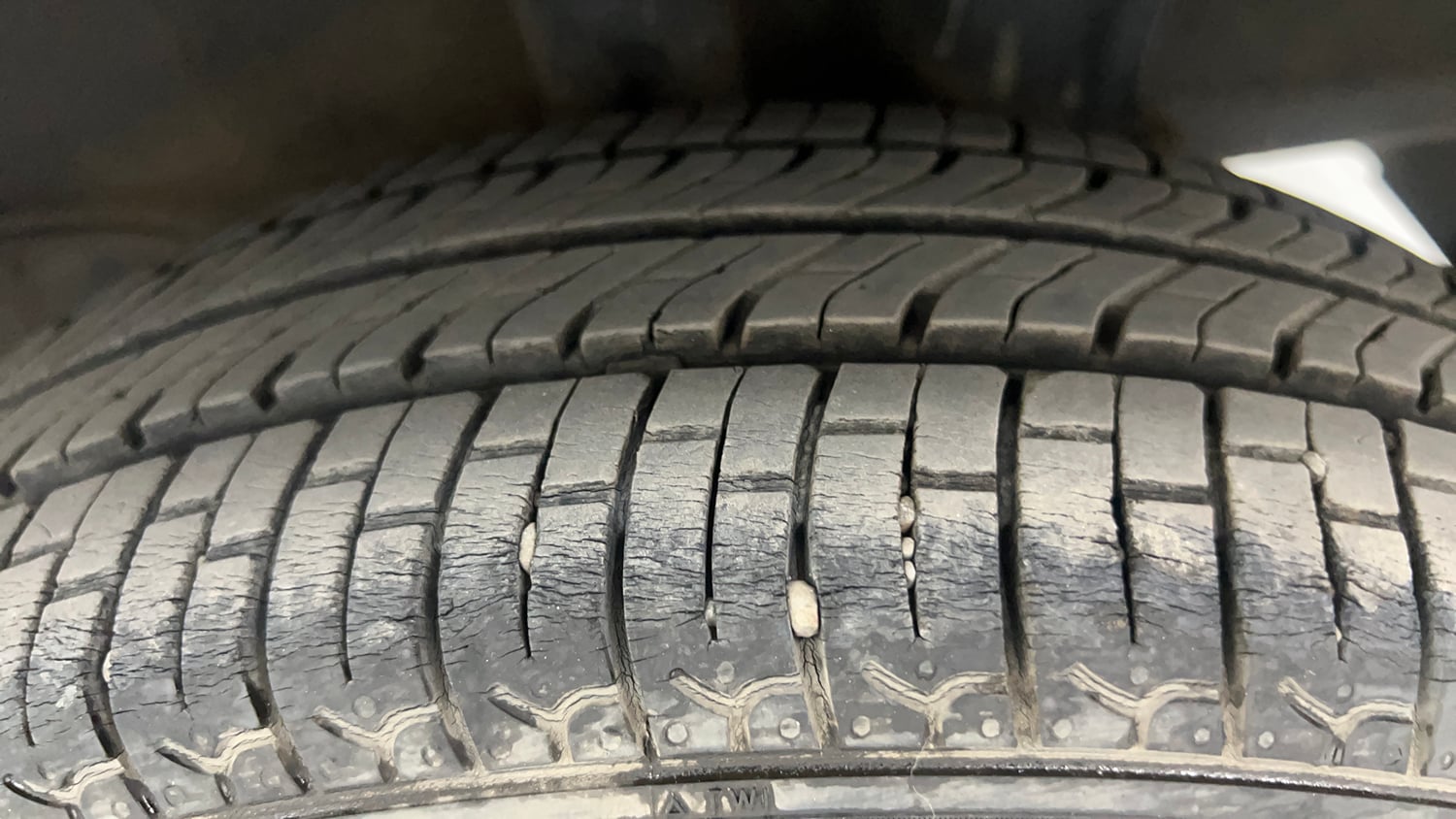 Used 2021 Hyundai Santro Sportz AMT Petrol Automatic tyres LEFT REAR TYRE TREAD VIEW