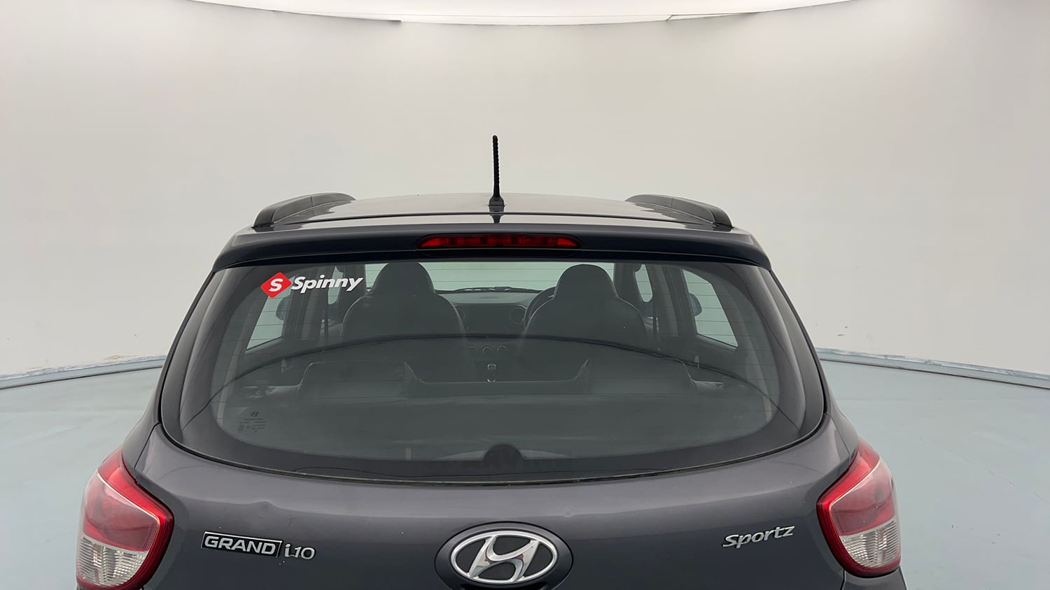 Used 2015 Hyundai Grand i10 Sportz 1.2 Kappa VTVT Petrol Manual exterior BACK WINDSHIELD VIEW
