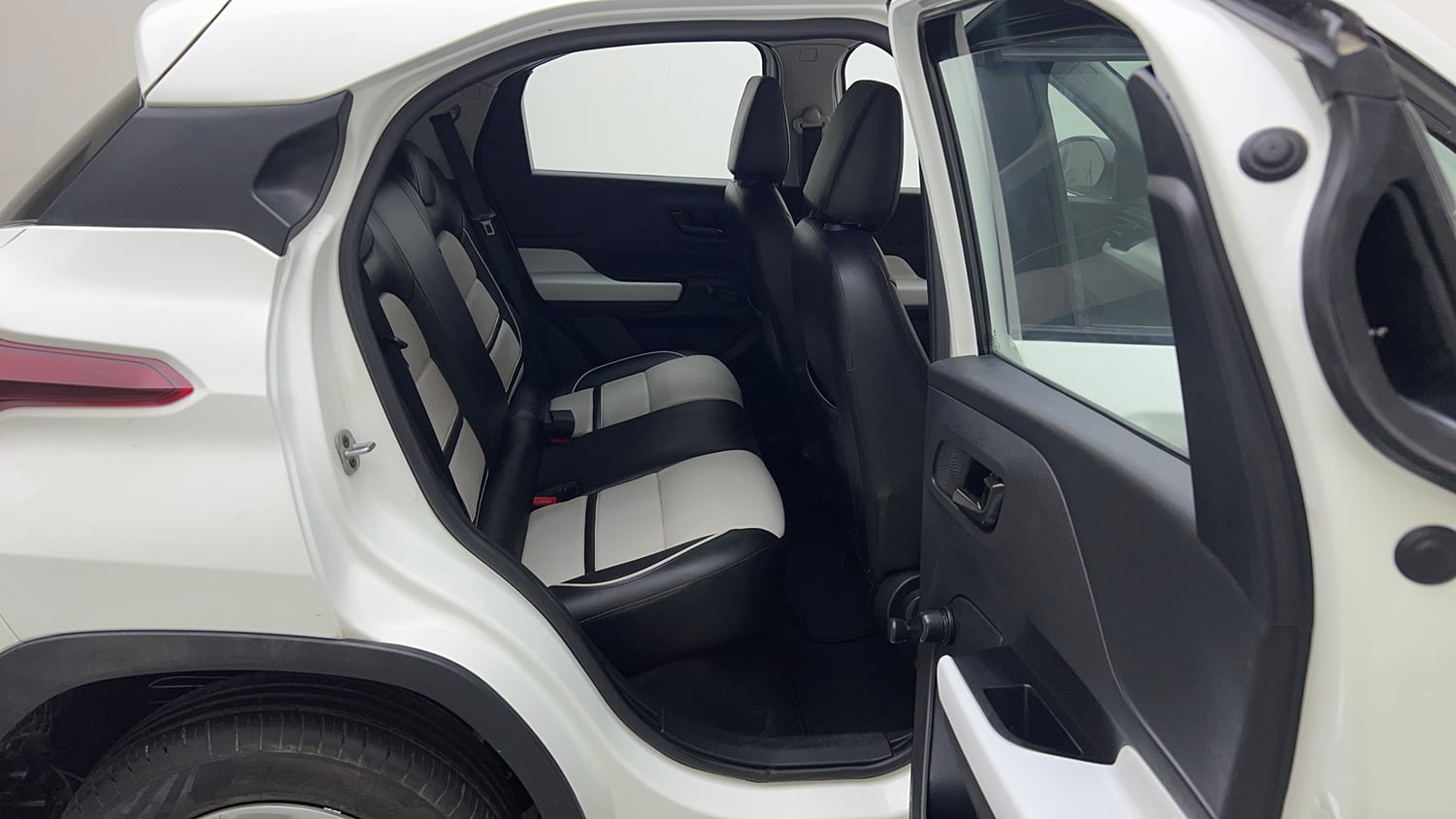 Used 2023 Tata Punch Pure MT Petrol Manual interior RIGHT SIDE REAR DOOR CABIN VIEW