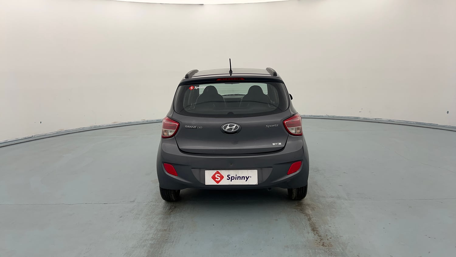 Used 2015 Hyundai Grand i10 Sportz 1.2 Kappa VTVT Petrol Manual exterior BACK VIEW
