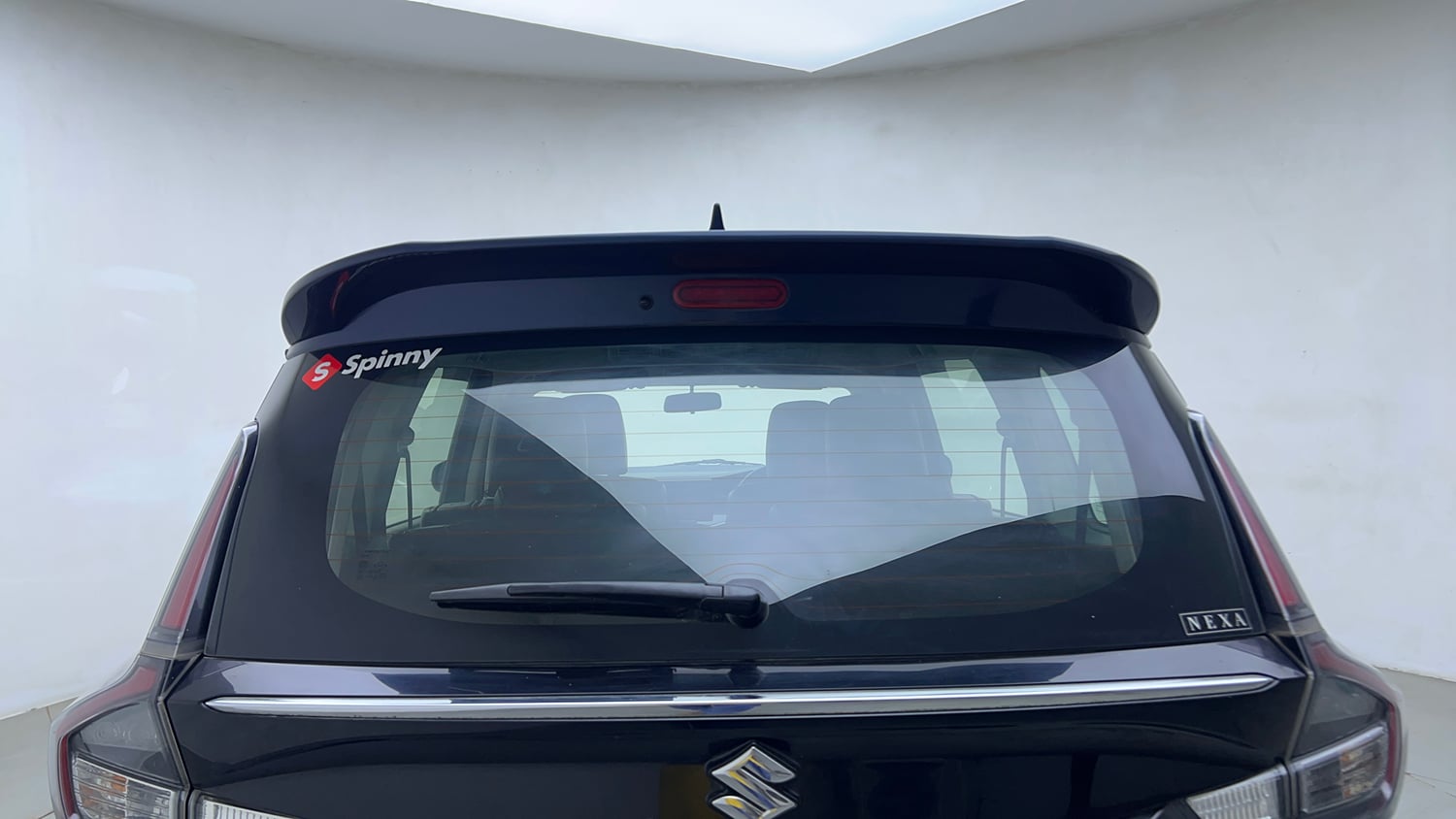 Used 2023 Maruti Suzuki XL6 Alpha Plus MT Petrol Petrol Manual exterior BACK WINDSHIELD VIEW