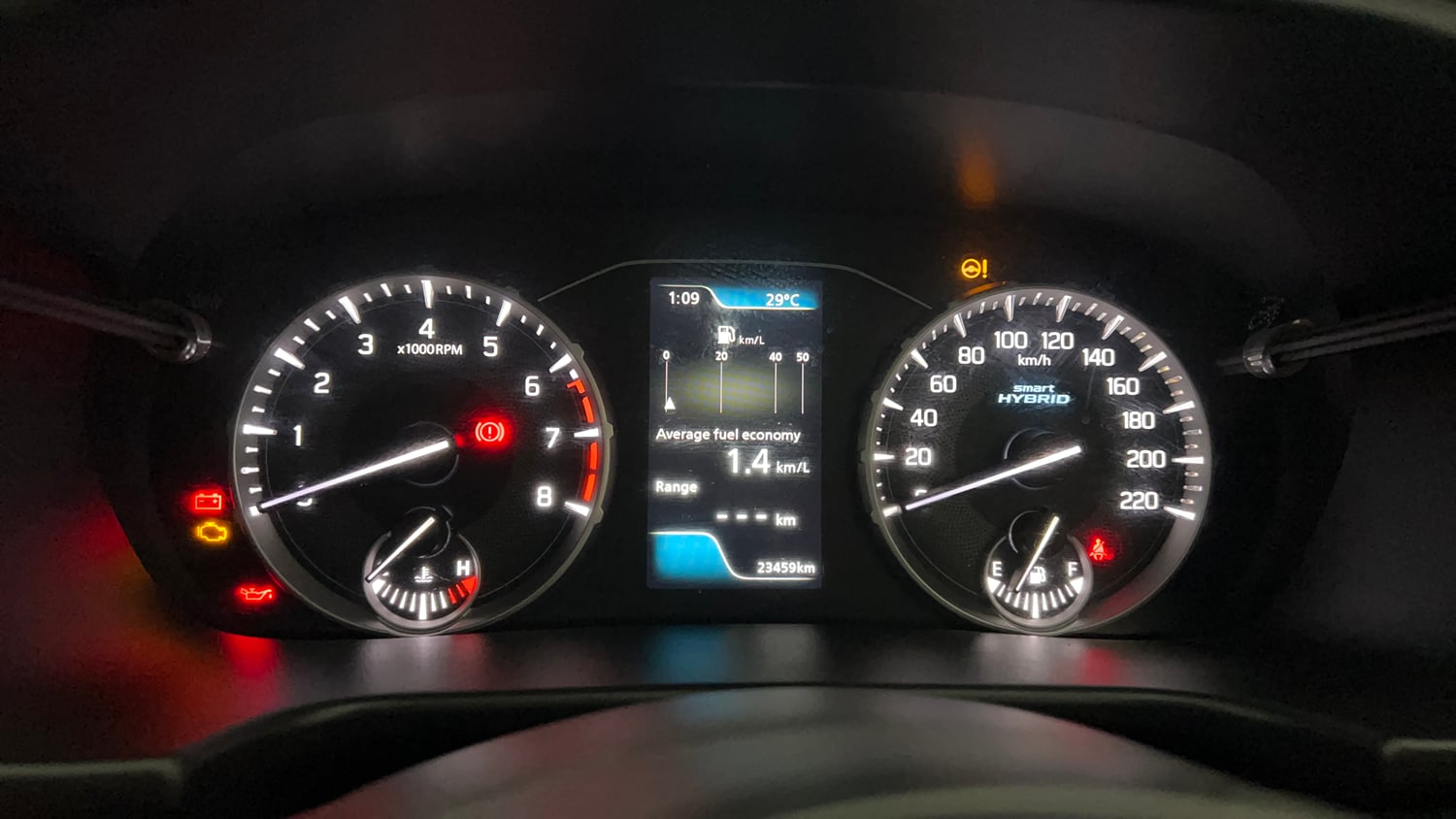 Used 2023 Maruti Suzuki Brezza ZXi Petrol Manual interior CLUSTERMETER VIEW