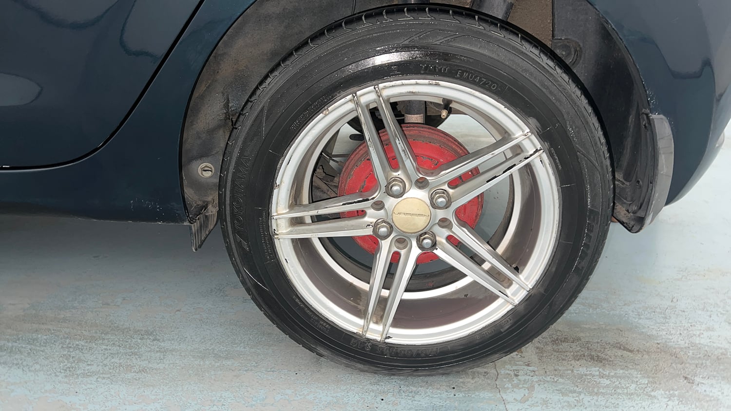 Used 2020 Hyundai Grand i10 Nios Magna 1.2 Kappa VTVT Petrol Manual tyres LEFT REAR TYRE RIM VIEW