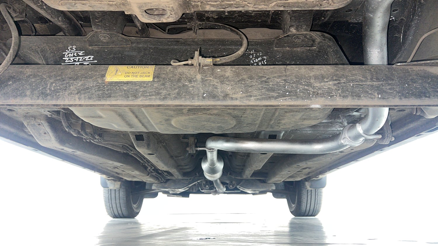 Used 2024 Tata Nexon Creative Plus 1.2 Revotron Petrol 7DCA Petrol Automatic extra REAR UNDERBODY VIEW (TAKEN FROM REAR)
