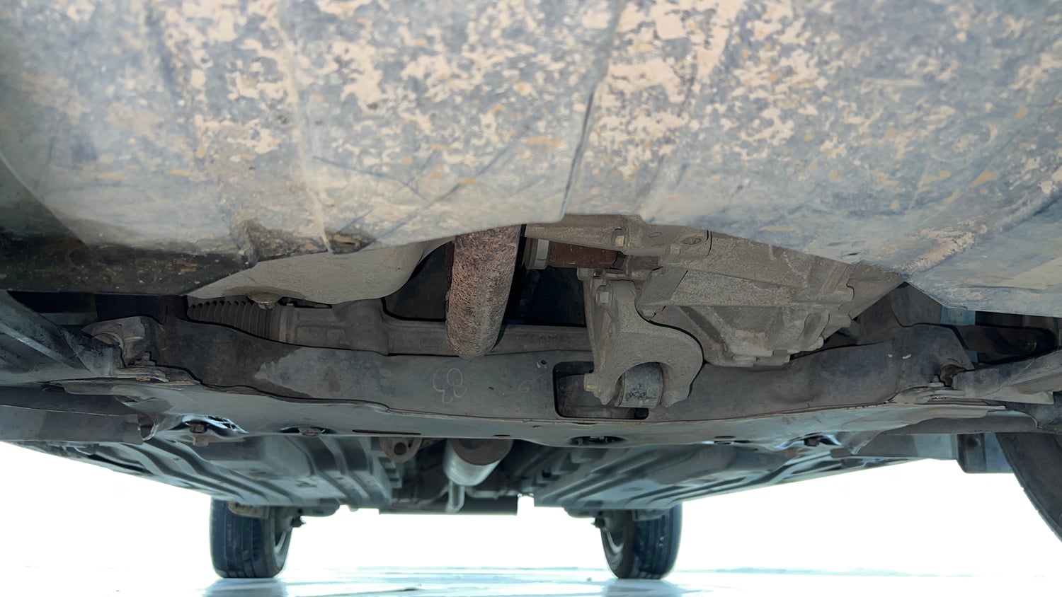 Used 2022 Toyota Urban Cruiser Premium Grade MT Petrol Manual extra FRONT LEFT UNDERBODY VIEW