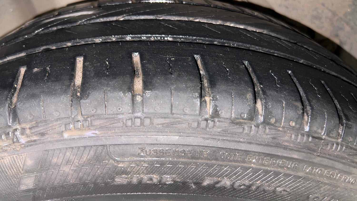 Used 2019 Ford Freestyle Trend Plus 1.2 Ti-VCT Petrol Manual tyres RIGHT REAR TYRE TREAD VIEW
