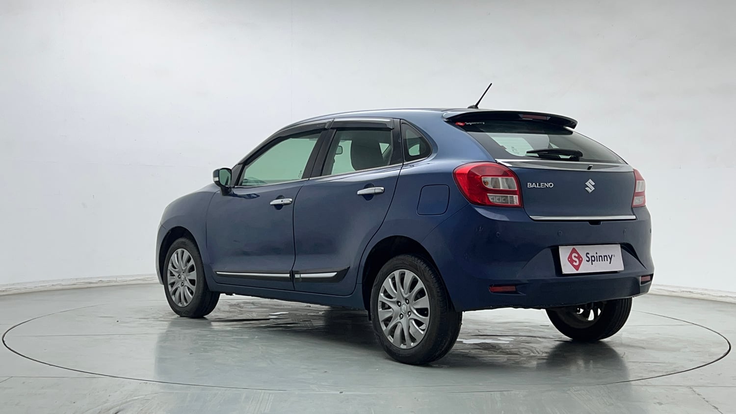Used 2017 Maruti Suzuki Baleno Alpha 1.2 Petrol Manual exterior LEFT REAR CORNER VIEW