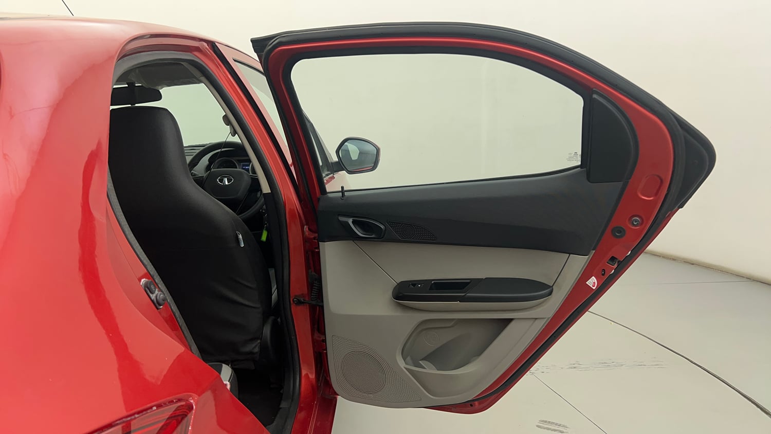 Used 2017 Tata Tiago Revotron XTA Petrol Automatic interior RIGHT REAR DOOR OPEN VIEW