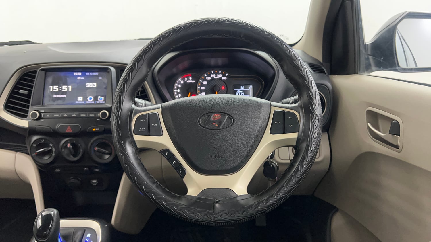 Used 2021 Hyundai Santro Sportz AMT Petrol Automatic interior STEERING VIEW