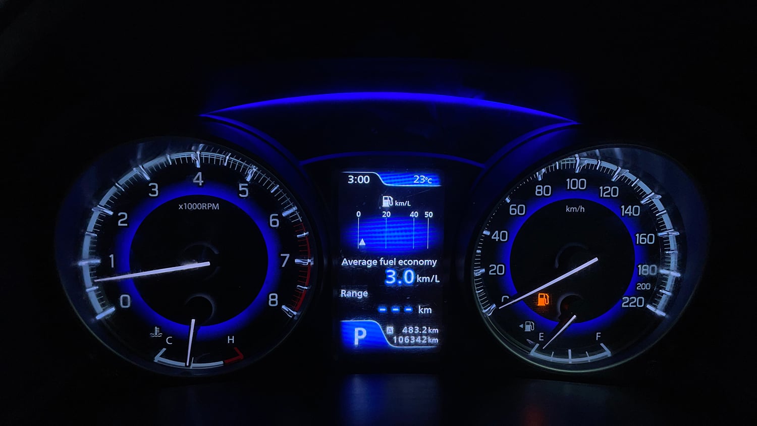 Used 2019 Maruti Suzuki Baleno Alpha Automatic Petrol Automatic interior CLUSTERMETER VIEW
