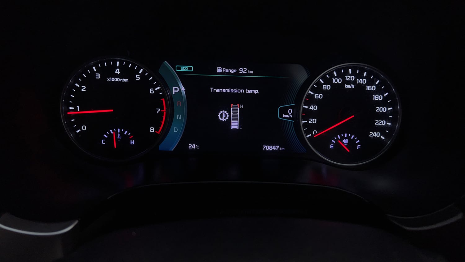 Used 2019 kia Seltos GTX Plus DCT 1.4 Petrol Automatic interior CLUSTERMETER VIEW