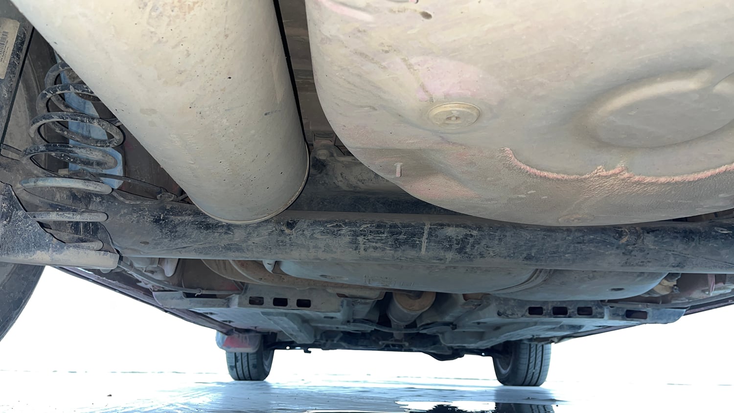 Used 2020 Volkswagen Polo Comfortline Plus 1.0L MPI Petrol Manual extra REAR UNDERBODY VIEW (TAKEN FROM REAR)