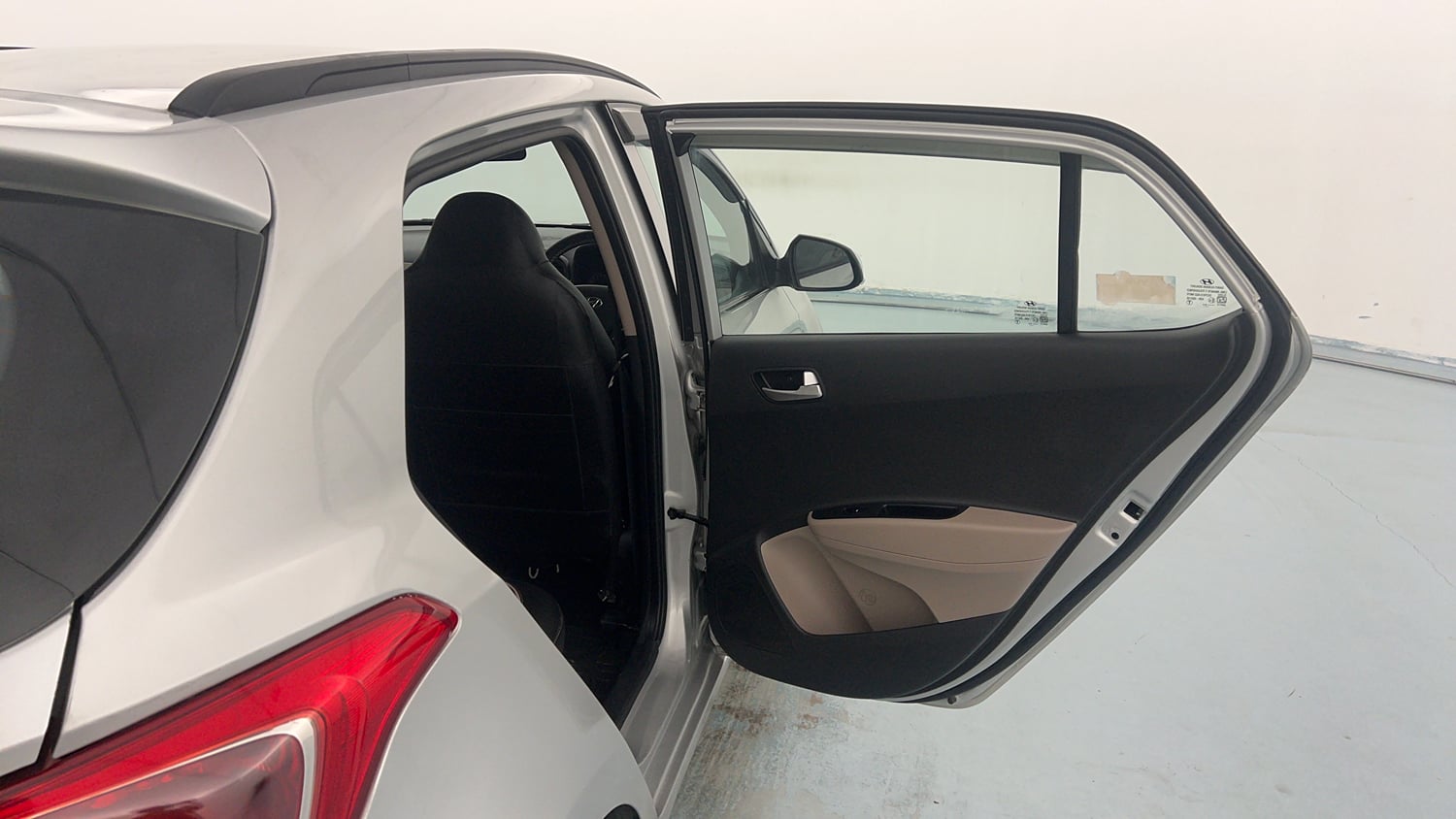 Used 2016 Hyundai Grand i10 Sportz 1.2 Kappa VTVT Petrol Manual interior RIGHT REAR DOOR OPEN VIEW
