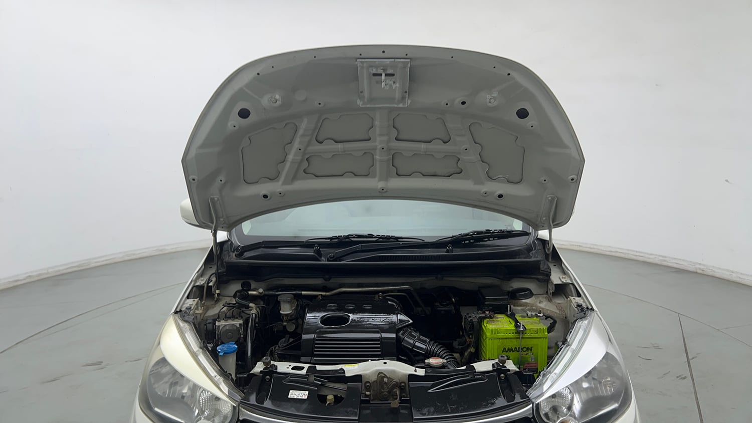 Used 2018 Maruti Suzuki Celerio ZXi (O) AMT Petrol Automatic engine ENGINE & BONNET OPEN FRONT VIEW
