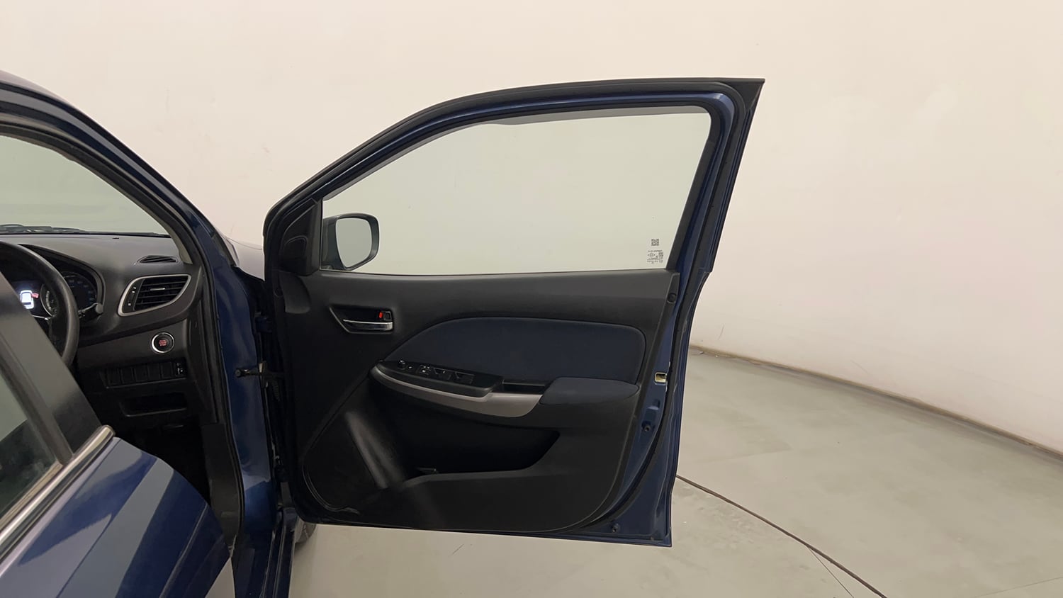 Used 2021 Maruti Suzuki Baleno Zeta Petrol Manual interior RIGHT FRONT DOOR OPEN VIEW