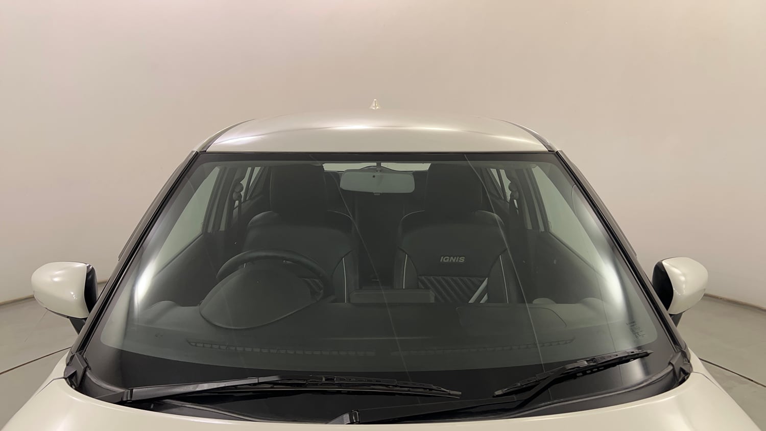 Used 2017 Maruti Suzuki Ignis Delta 1.2 MT Petrol Manual exterior FRONT WINDSHIELD VIEW