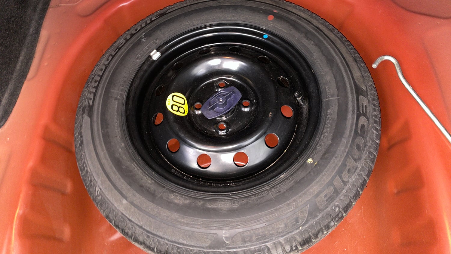 Used 2019 Maruti Suzuki Dzire ZDi Plus AMT Diesel Automatic tyres SPARE TYRE VIEW