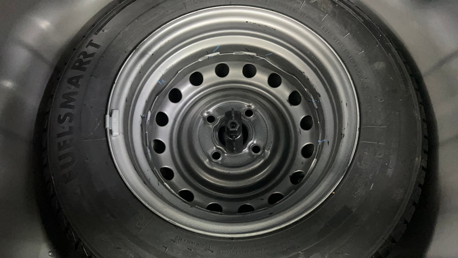 Used 2021 Hyundai Santro Sportz AMT Petrol Automatic tyres SPARE TYRE VIEW