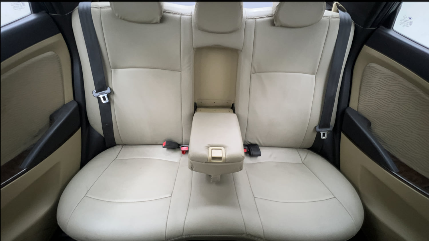Used 2012 Hyundai Verna Fluidic 1.6 VTVT SX Petrol Manual interior REAR SEAT CONDITION VIEW