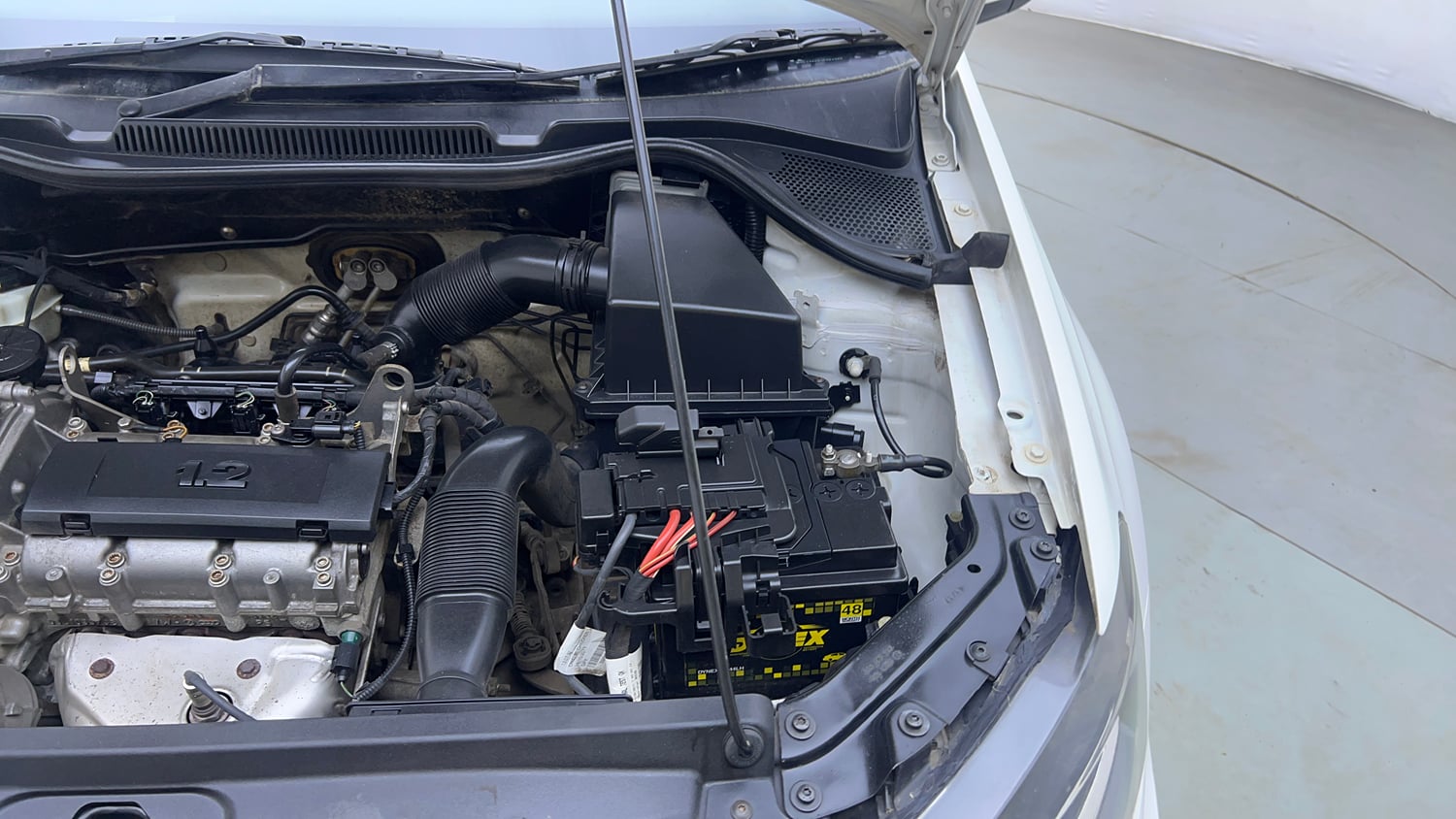 Used 2018 Volkswagen Ameo Comfortline 1.2L (P) Petrol Manual engine ENGINE LEFT SIDE VIEW