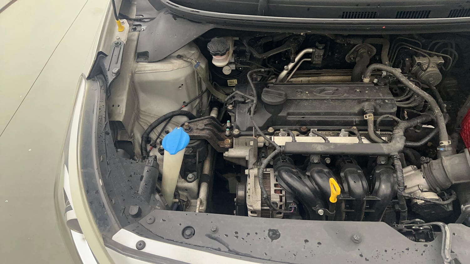 Used 2017 Hyundai Elite i20 Asta 1.2 (O) Petrol Manual engine ENGINE RIGHT SIDE VIEW