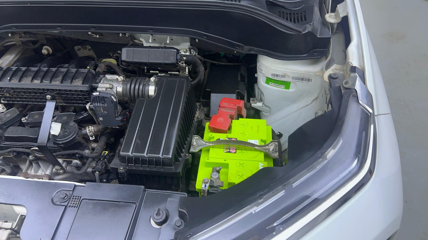 Used 2023 Tata Punch Creative AMT Petrol Automatic engine ENGINE LEFT SIDE VIEW