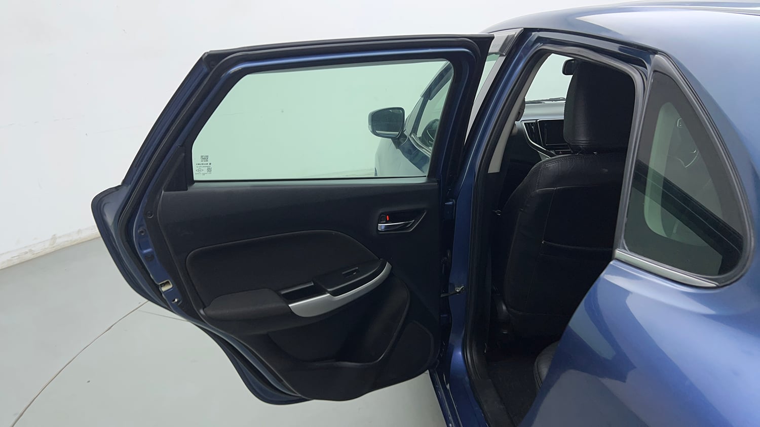 Used 2017 Maruti Suzuki Baleno Alpha 1.2 Petrol Manual interior LEFT REAR DOOR OPEN VIEW