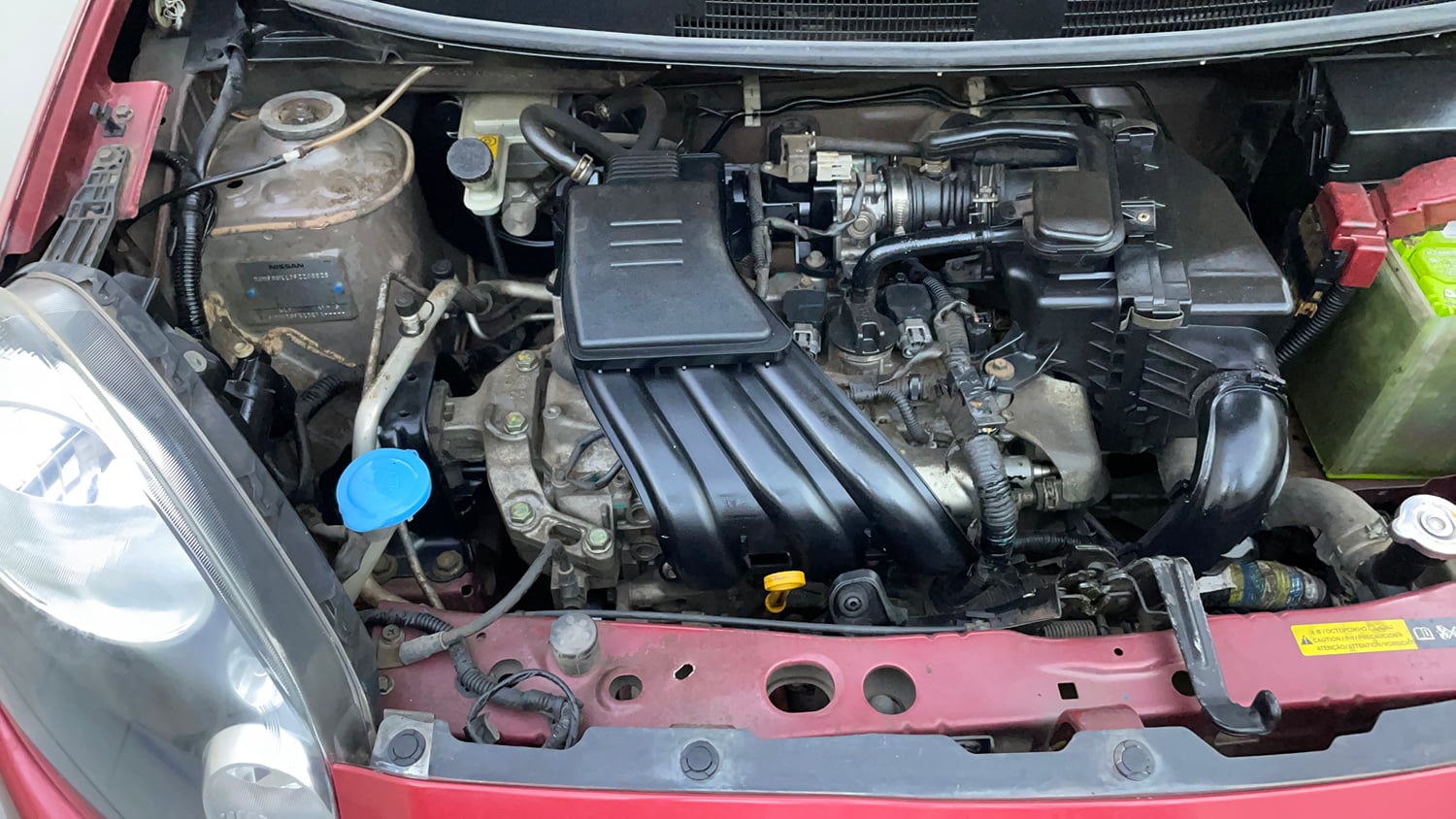 Used 2016 Nissan Micra Active XV Petrol Manual engine ENGINE RIGHT SIDE VIEW