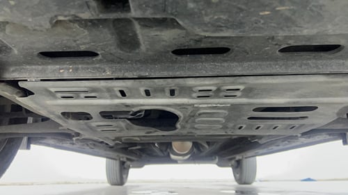 Used 2023 Renault Kiger RXZ Turbo MT Dual Tone Petrol Manual extra FRONT LEFT UNDERBODY VIEW