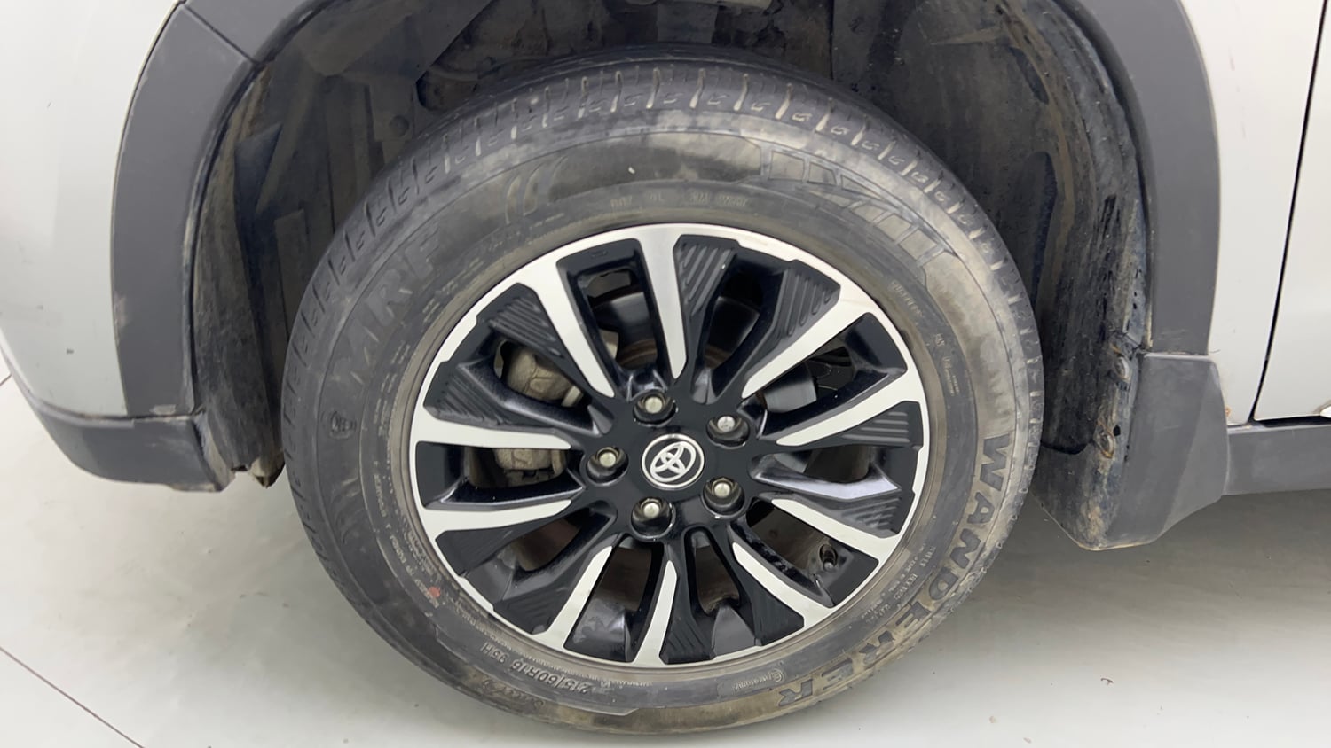 Used 2022 Toyota Urban Cruiser Premium Grade MT Petrol Manual tyres LEFT FRONT TYRE RIM VIEW
