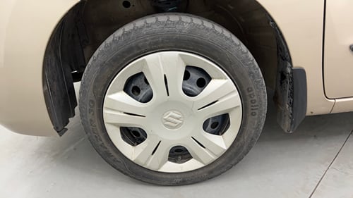 Used 2013 Maruti Suzuki Wagon R VXI Petrol Manual tyres LEFT FRONT TYRE RIM VIEW