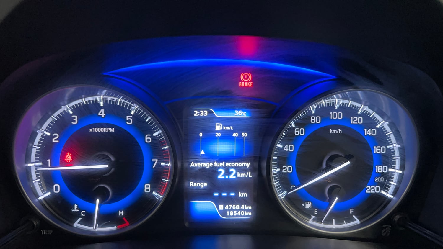 Used 2021 Maruti Suzuki Baleno Zeta Petrol Manual interior CLUSTERMETER VIEW