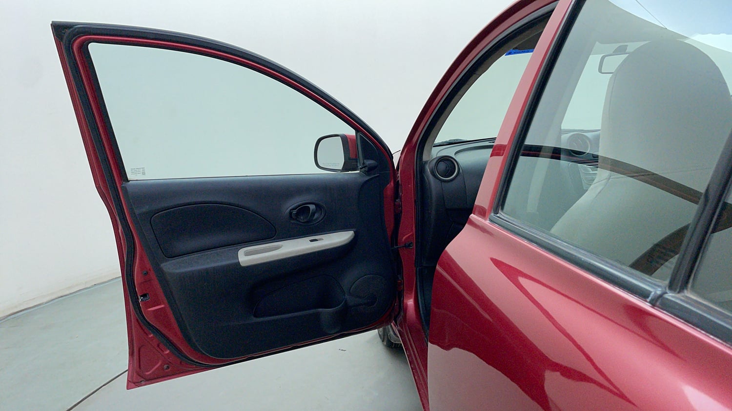 Used 2016 Nissan Micra Active XV Petrol Manual interior LEFT FRONT DOOR OPEN VIEW