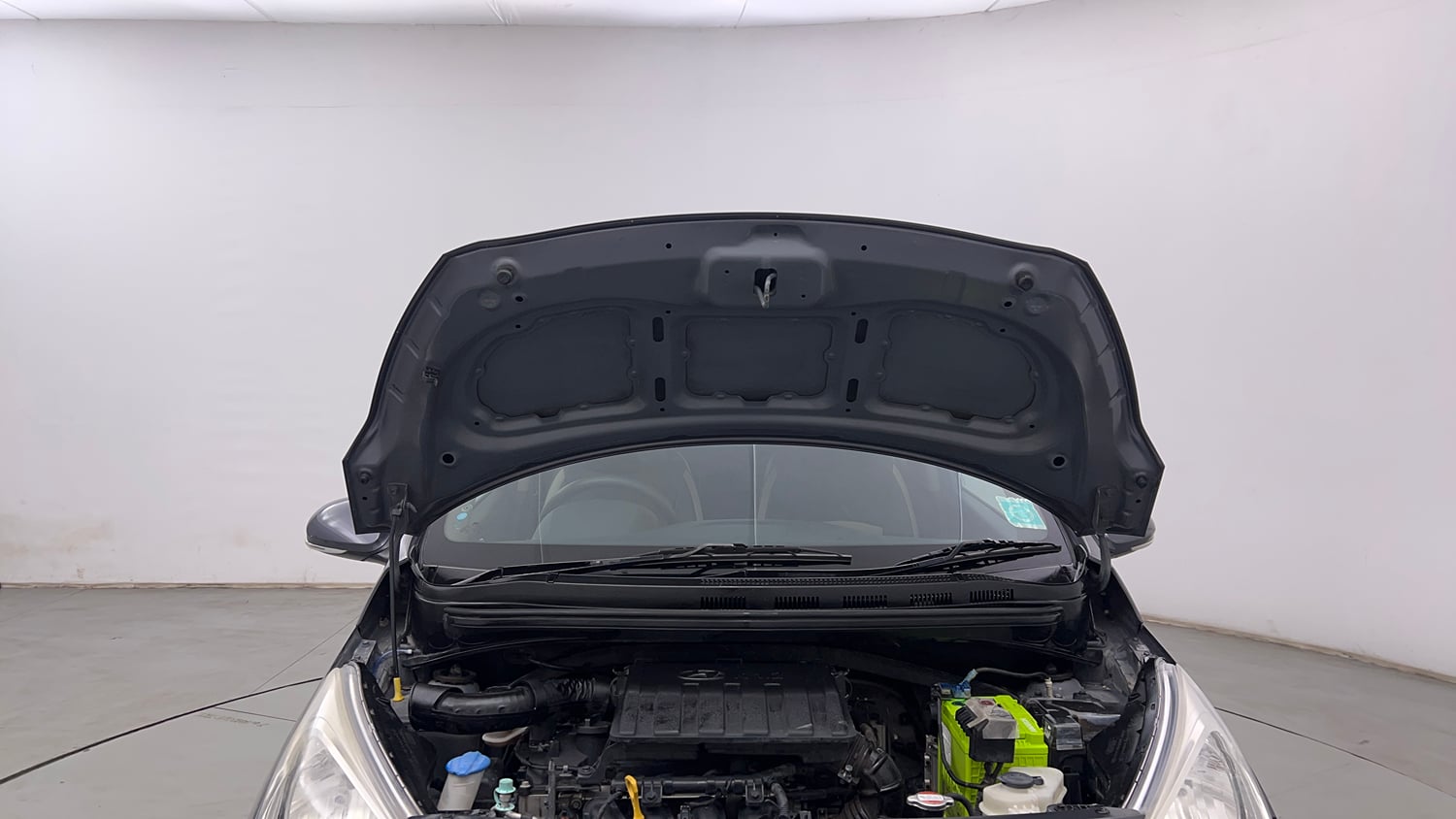 Used 2018 Hyundai Grand i10 Sportz 1.2 Kappa VTVT Petrol Manual engine ENGINE & BONNET OPEN FRONT VIEW