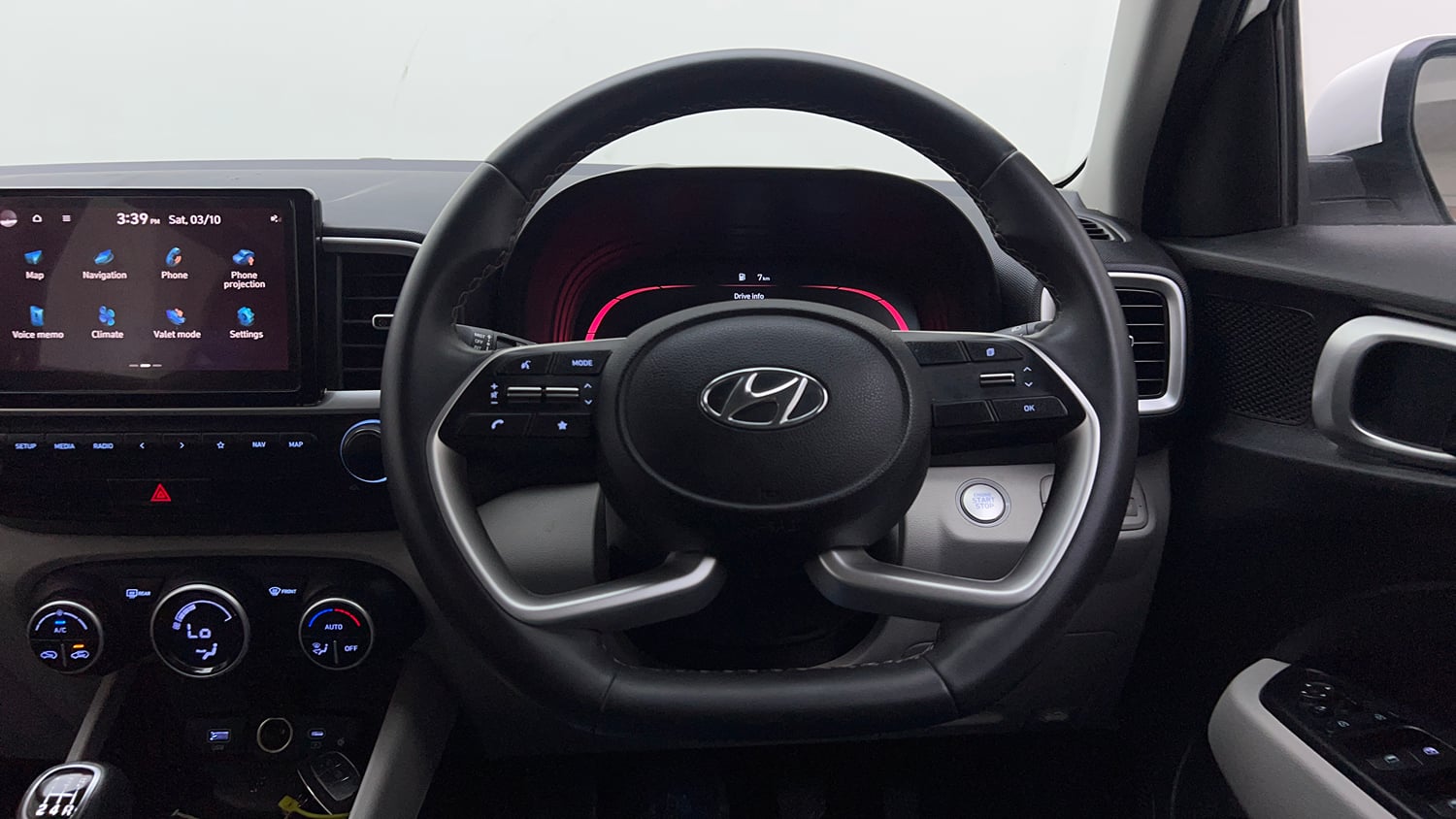 Used 2022 Hyundai Venue SX 1.2 Petrol Petrol Manual interior STEERING VIEW