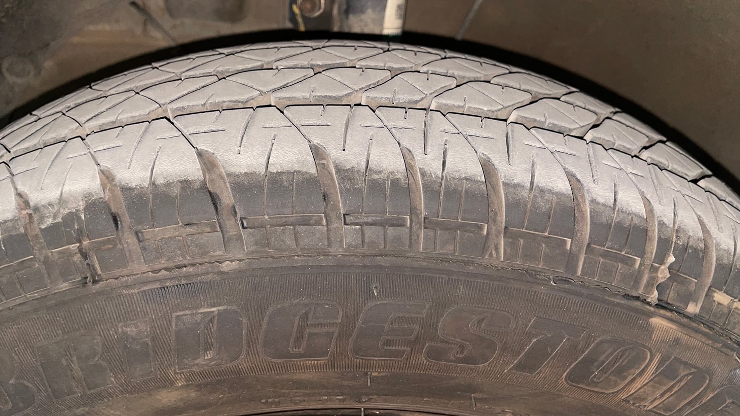 Used 2018 Maruti Suzuki Dzire VXi AMT Petrol Automatic tyres LEFT FRONT TYRE TREAD VIEW