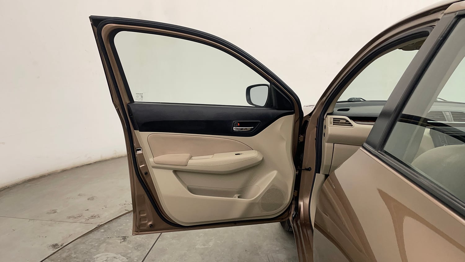 Used 2018 Maruti Suzuki Dzire VXi AMT Petrol Automatic interior LEFT FRONT DOOR OPEN VIEW